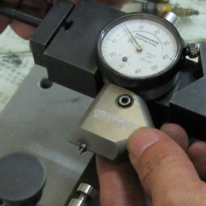 Profile depth calibration gauge
