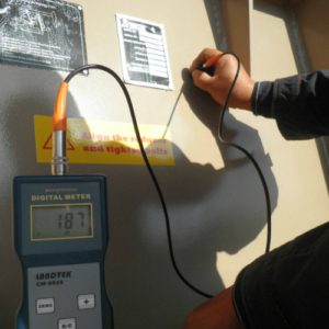 pumping unit painting thickness inspection